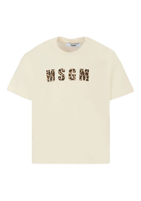 T-shirt con logo MSGM KIDS | F5MSJGTH141MS059